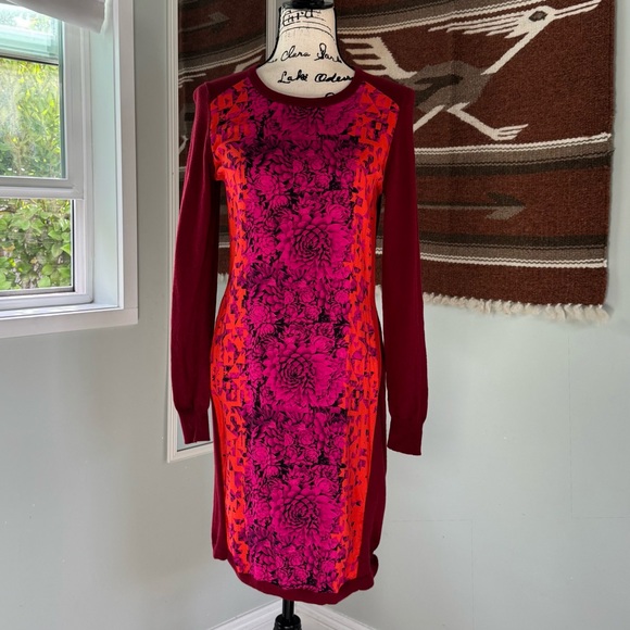 Paul Smith Dresses & Skirts - Paul Smith Wool Blend Floral Sweater Dress